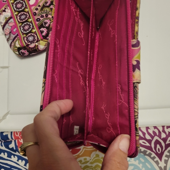 Vera Bradley 3pc set small backpack,  wallet and cosmetic bag - Picture 11 of 13